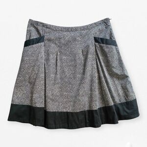The Limited Elegant Navy and Gray A-line full Women’s Skirt L